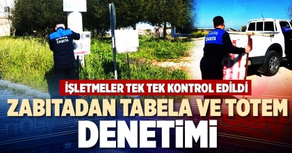 ZABITADAN TABELA VE TOTEM DENETİMİ