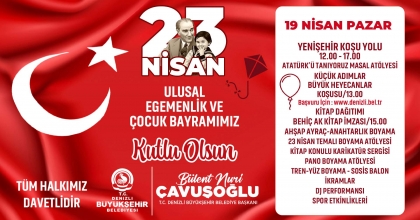 DENİZLİ BÜYÜKŞEHİR BELEDİYESİ 23 NİSAN POPUP