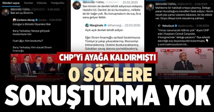 O SÖZLERE SORUŞTURMA YOK
