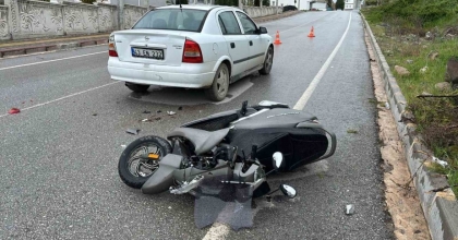 TAVŞANLI’DA TRAFİK KAZASI: 1 YARALI

