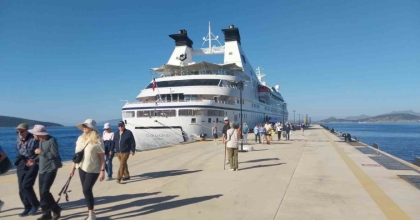 BODRUM’A KRUVAZİYER İLE 274 YOLCU GELDİ
