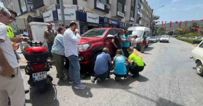 MENTEŞE’DE TRAFİK KAZASI: 1 YARALI
