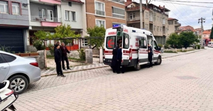 KEDİDEN KAÇARKEN PARK HALİNDEKİ OTOMOBİLE ÇARPTILAR
