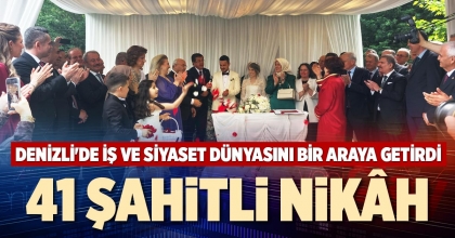 41 ŞAHİTLİ NİKÂH
