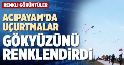 ACIPAYAM’DA UÇURTMALAR GÖKYÜZÜNÜ RENKLENDİRDİ