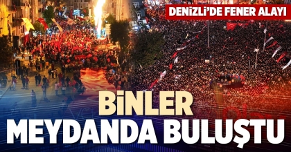 BİNLER MEYDANDA BULUŞTU