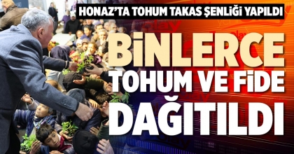BİNLERCE TOHUM VE FİDE DAĞITILDI