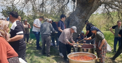 BOZDAĞ’DA KAZANLAR GELENEKSEL BULUŞMA İÇİN KAYNADI