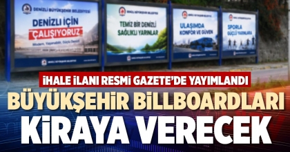 BÜYÜKŞEHİR BİLLBOARDLARI KİRAYA VERECEK