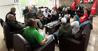 CHP İL YÖNETİMİNE DESTEK ZİYARETLERİ