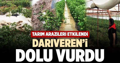 DARIVEREN’İ DOLU VURDU