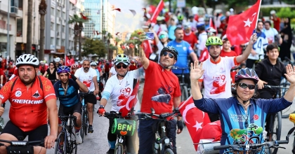 DENİZLİ'DE BİSİKLET TUTKUNLARI 19 MAYIS İÇİN BULUŞACAK