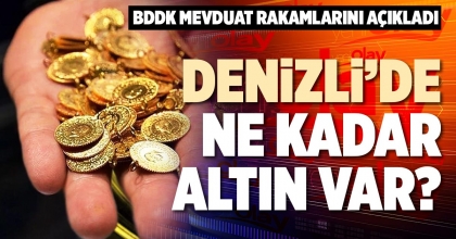 DENİZLİ’DE NE KADAR ALTIN VAR?