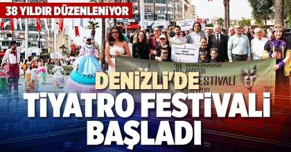 DENİZLİ'DE TİYATRO FESTİVALİ BAŞLADI 