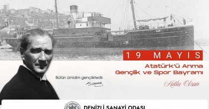 DENİZLİ SANAYİ ODASI 19 MAYIS KUTLAMA İLANI