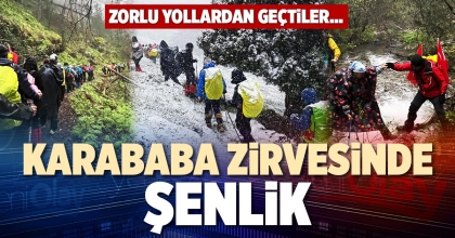 KARABABA ZİRVESİNDE ŞENLİK