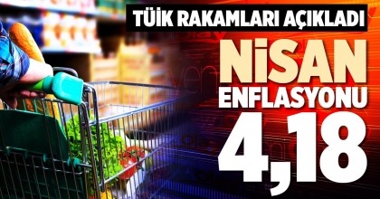NİSAN ENFLASYONU 4,18