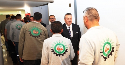 OSB YÖNETİMİ VE PERSONEL BAYRAMLAŞTI