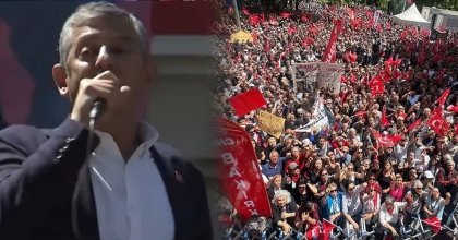 ÖZGÜR ÖZEL GÜVENPARK'TA SESLENDİ: ANITKABİR'E YÜRÜYÜŞ BAŞLADI