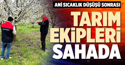 TARIM EKİPLERİ SAHADA