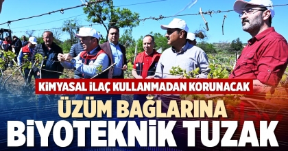 ÜZÜM BAĞLARINA BİYOTEKNİK TUZAK