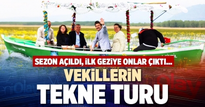 VEKİLLERİN TEKNE TURU