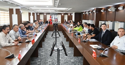 YÜRÜYÜŞ VE BİSİKLET YOLLARI İÇİN KOORDİNASYON TOPLANTISI