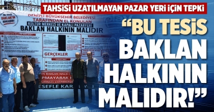 “BU TESİS BAKLAN HALKININ MALIDIR!”