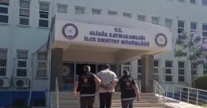 İZMİR’DE 18 YIL HAPİSLE ARANAN FİRARİ ALİAĞA’DA YAKALANDI
