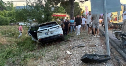 MARMARİS-DATÇA YOLUNDA KAZA: 1 YARALI
