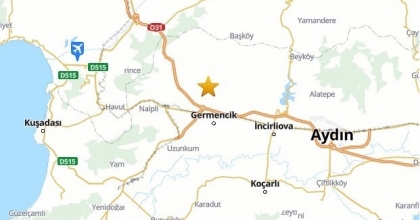 AYDIN’DA 3.9 ŞİDDETİNDE DEPREM MEYDANA GELDİ
