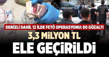 3,3 MİLYON TL ELE GEÇİRİLDİ