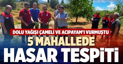 5 MAHALLEDE HASAR TESPİTİ