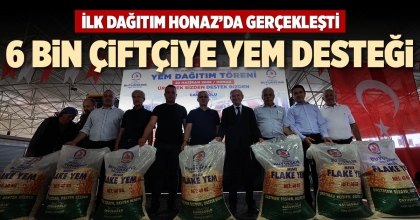 6 BİN ÇİFTÇİYE YEM DESTEĞİ