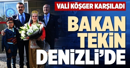 BAKAN TEKİN DENİZLİ’DE
