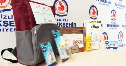 BEBEK BEZİ DE ÇANTASI DA BELEDİYEDEN