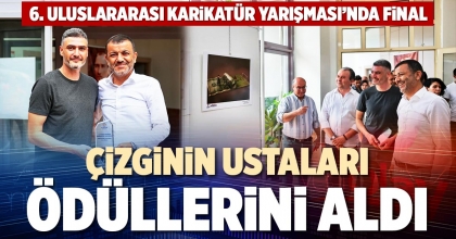ÇİZGİNİN USTALARI ÖDÜLLERİNİ ALDI