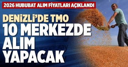 DENİZLİ’DE TMO 10 MERKEZDE ALIM YAPACAK