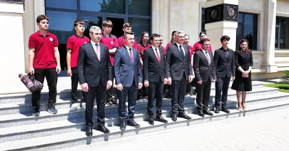 DENİZLİ HEYETİNE AZERBAYCAN'DA SICAK KARŞILAMA