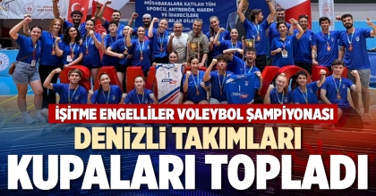 DENİZLİ TAKIMLARI KUPALARI TOPLADI