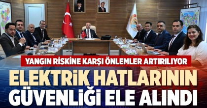 ELEKTRİK HATLARININ GÜVENLİĞİ ELE ALINDI