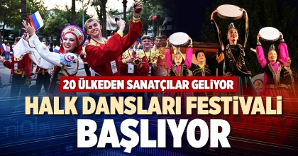 HALK DANSLARI FESTİVALİ BAŞLIYOR
