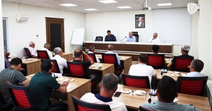 HONAZ’DA MUHTARLARLA DEĞERLENDİRME TOPLANTISI