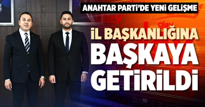 İL BAŞKANLIĞINA BAŞKAYA GETİRİLDİ