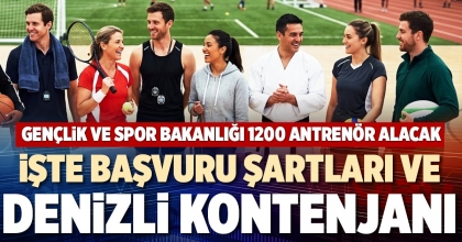 GENÇLİK VE SPOR BAKANLIĞI 1200 ANTRENÖR ALACAK