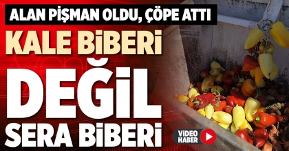 KALE BİBERİ DEĞİL SERA BİBERİ