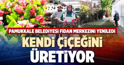 KENDİ ÇİÇEĞİNİ ÜRETİYOR