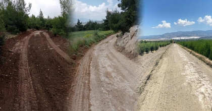 KIRSAL MAHALLELERDE YOLLAR DÜZENLENİYOR