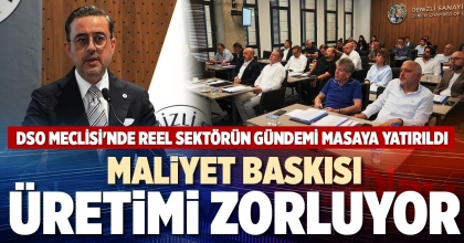 MALİYET BASKISI ÜRETİMİ ZORLUYOR