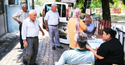 SAĞLIK EKİPLERİ VATANDAŞIN AYAĞINA GİTTİ